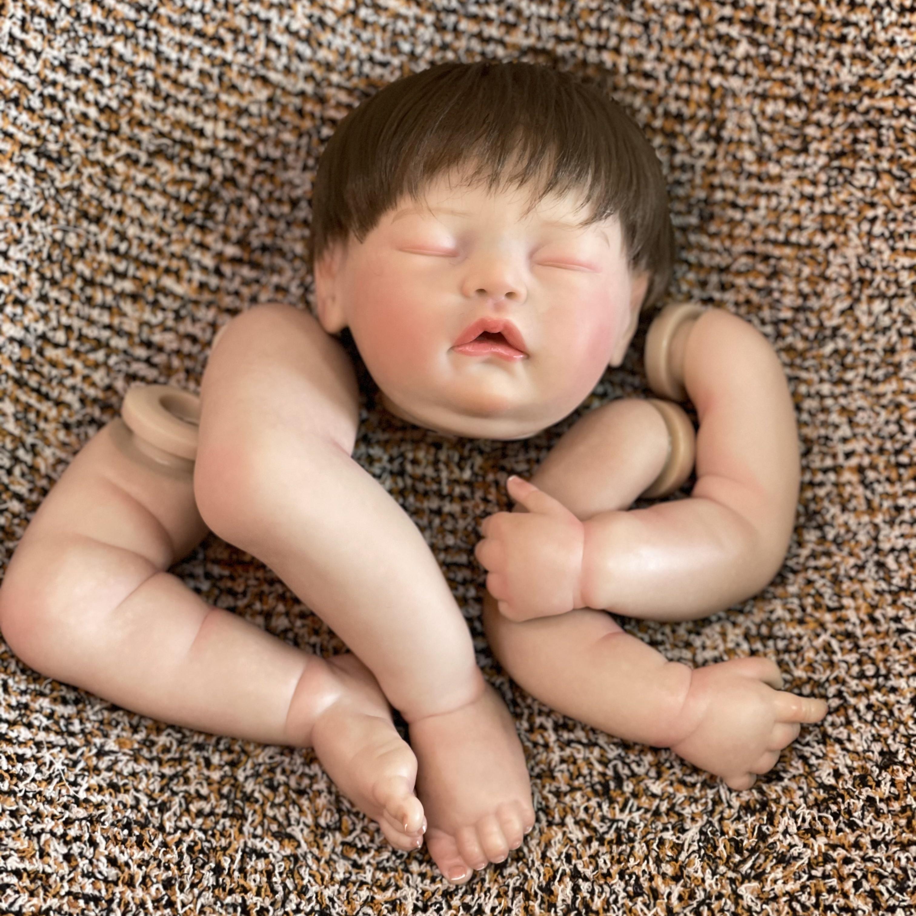 18-20 дюймов, мягкий винил Bebe Reborn для девочек и мальчиков, мягкие на ощупь, реалистичные, настоящие наборы кукол Reborn
18-20 дюймов, мягкий винил Bebe Reborn для девочек и мальчиков, мягкие на ощупь, реалистичные, настоящие наборы кукол Reborn