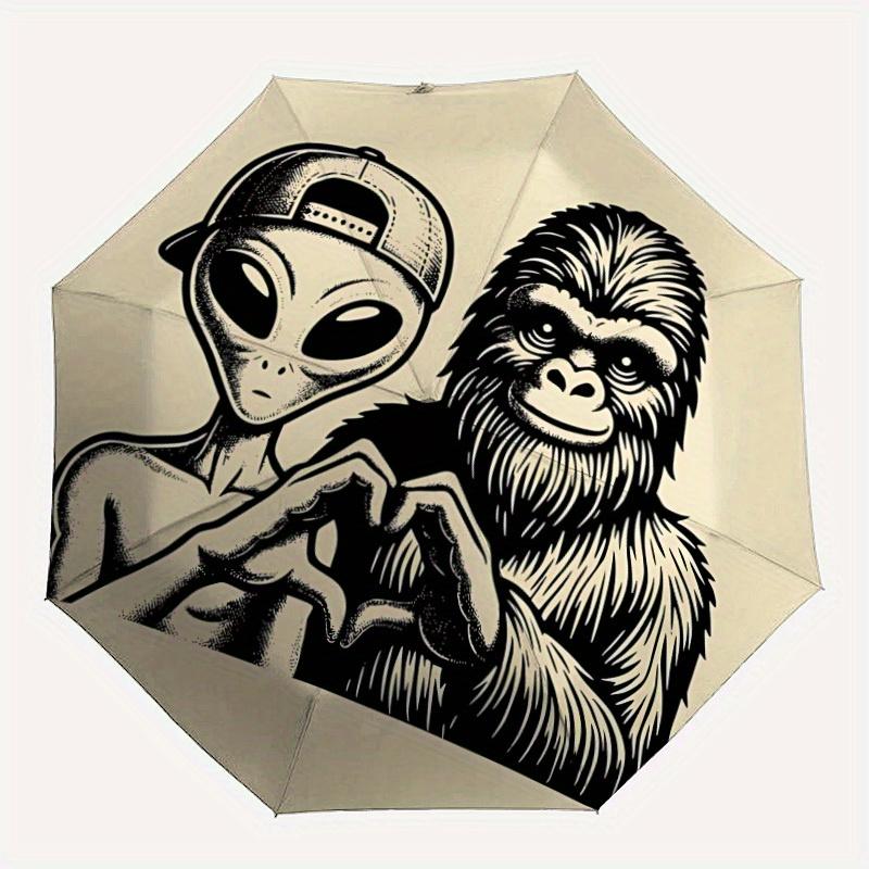 1pc Alien Bigfoot Automatic Open/Close Umbrella, Ideal Fan Gift for Birthday, Christmas, Trendy Fashion y250828024
1pc Alien Bigfoot Automatic Open/Close Umbrella, Ideal Fan Gift for Birthday, Christmas, Trendy Fashion y250828024