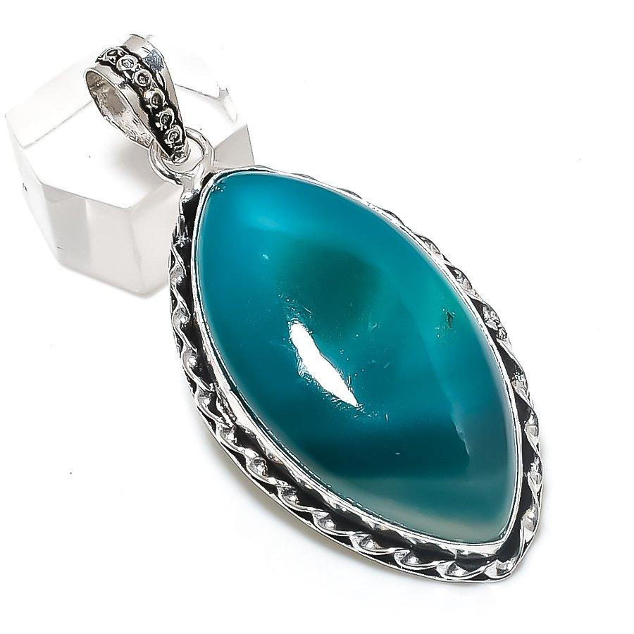 Зеленый кружевной агат драгоценный камень 925 стерлинговое серебро ювелирная подвеска 2.40
Зеленый кружевной агат драгоценный камень 925 стерлинговое серебро ювелирная подвеска 2.40