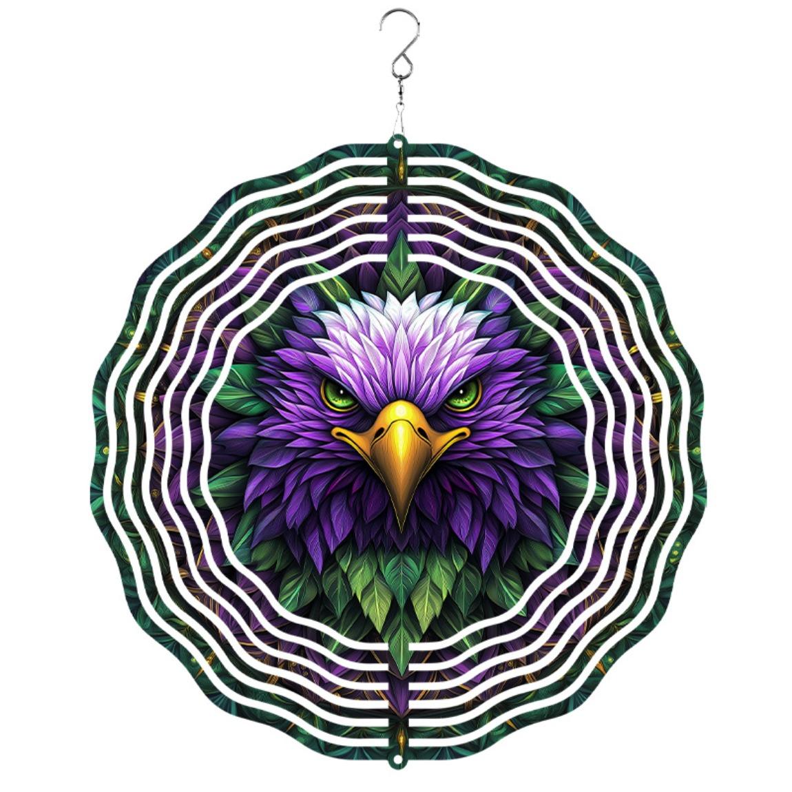 10 Inch Eagle Design Wind Chime with 360 Degree Rotating Hook for Outdoor Garden Balcony Decor No Battery Needed Gift for Family Friends
10 Inch Eagle Design Wind Chime with 360 Degree Rotating Hook for Outdoor Garden Balcony Decor No Battery Needed Gift for Family Friends