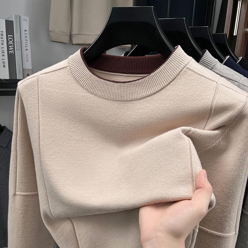 Men s High-End Fashion Knitwear: Trendy Casual Winter Long Sleeve Round Neck Sweater XL (135-150 jin) абрикосовий
Men s High-End Fashion Knitwear: Trendy Casual Winter Long Sleeve Round Neck Sweater XL (135-150 jin) абрикосовий
