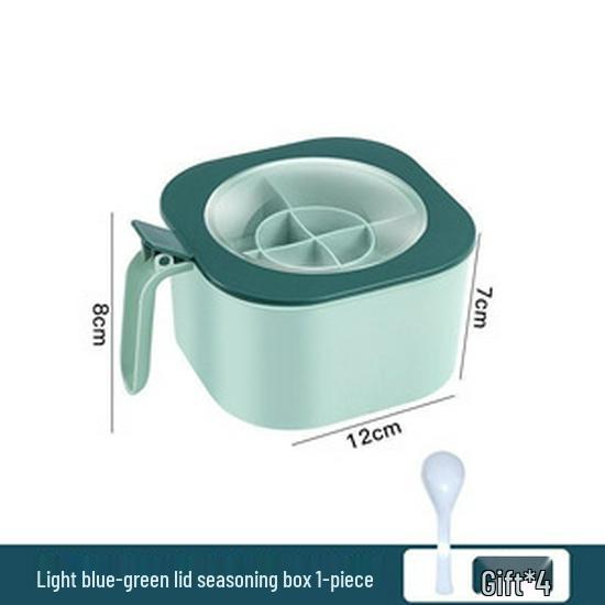 4-in-1 Large Capacity Moisture-Proof Seasoning Box with Salt Shaker & Sugar MSG Compartments
4-in-1 Large Capacity Moisture-Proof Seasoning Box with Salt Shaker & Sugar MSG Compartments