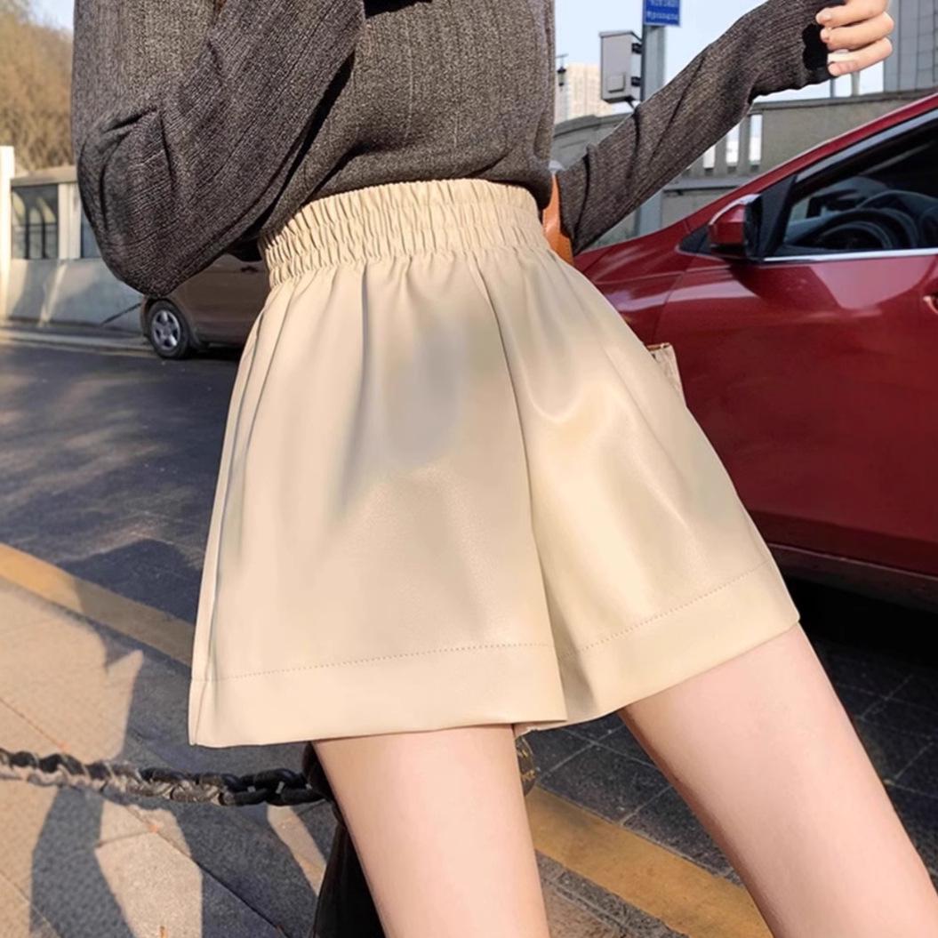 2025 Autumn/Winter Korean Style PU Leather High Waist A-line Casual Loose Shorts for Women M
2025 Autumn/Winter Korean Style PU Leather High Waist A-line Casual Loose Shorts for Women M