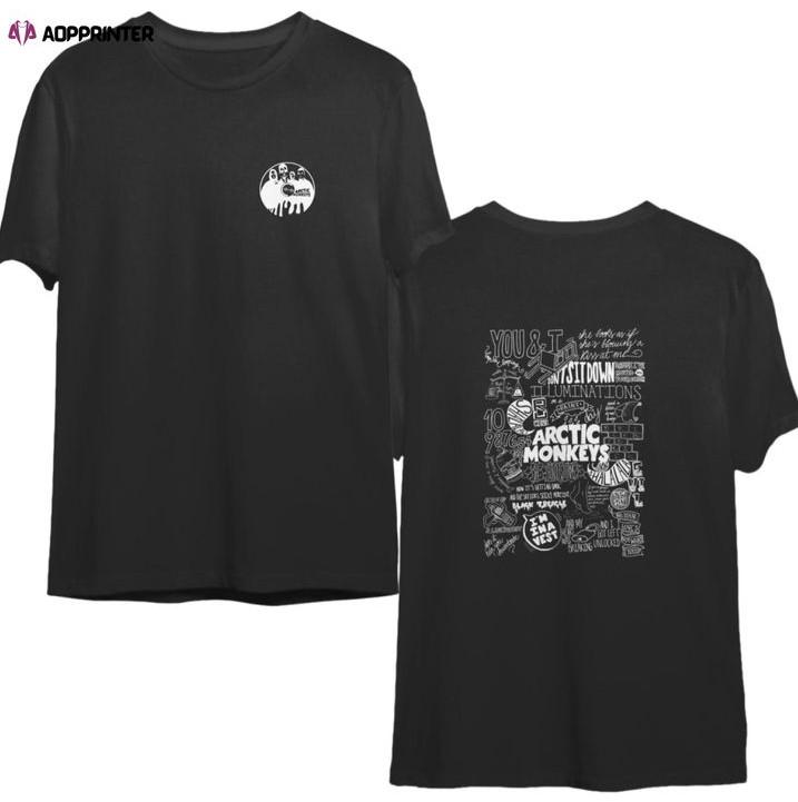 Vintage Arctic Monkeys039 Shirt Vintage Arctic Monkeys039 Double Sided T-Shirt Unisex T-Shirt XXXXL
Vintage Arctic Monkeys039 Shirt Vintage Arctic Monkeys039 Double Sided T-Shirt Unisex T-Shirt XXXXL