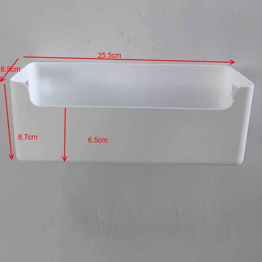 Настенный ящик для хранения для кухонных/ванных шкафов - Органайзер для пищевой пленки и аксессуаров на присосках, не требующий сверления
Настенный ящик для хранения для кухонных/ванных шкафов - Органайзер для пищевой пленки и аксессуаров на присосках, не требующий сверления