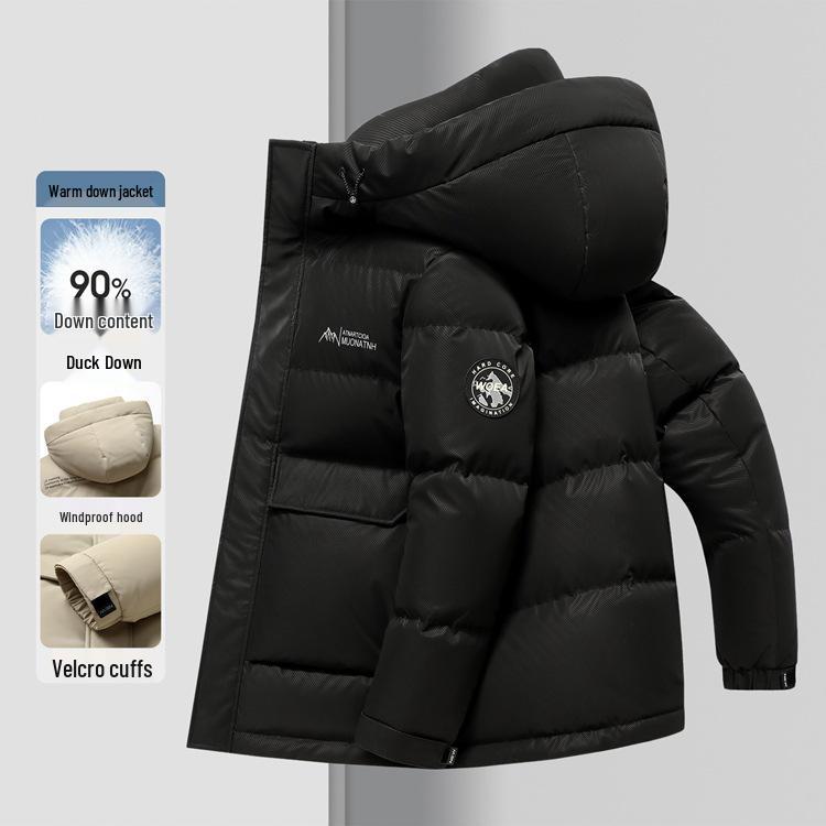 Men s Winter Hooded Down Jacket - Versatile Casual Cold Protection Workwear Coat L чорний
Men s Winter Hooded Down Jacket - Versatile Casual Cold Protection Workwear Coat L чорний