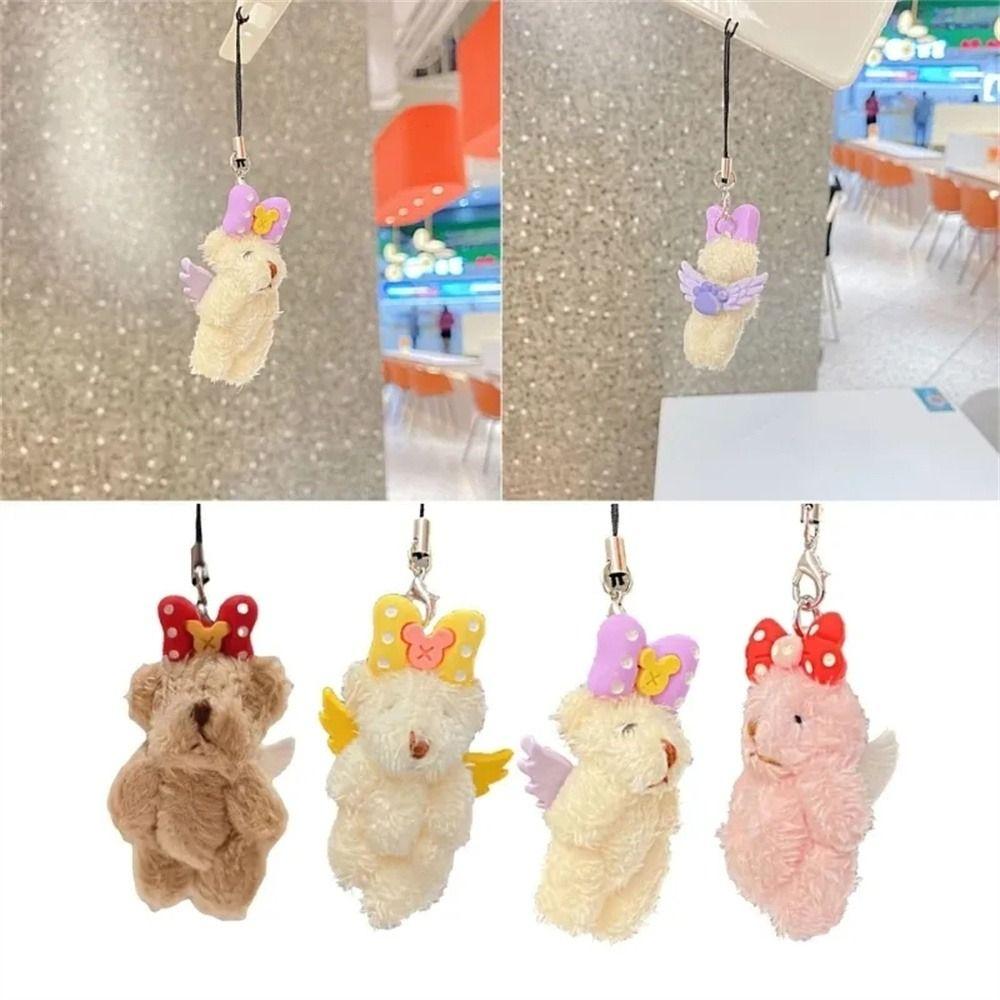 Tiny Bear Angel Bear Keychain Stuffed Animal Phone Lanyard Creative Plush Phone Chain Girl Gifts
Tiny Bear Angel Bear Keychain Stuffed Animal Phone Lanyard Creative Plush Phone Chain Girl Gifts