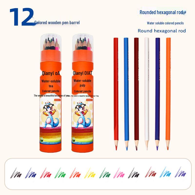 12-Color Oil-Based Water-Soluble Colored Pencils for Painting and Student Prizes HB
12-Color Oil-Based Water-Soluble Colored Pencils for Painting and Student Prizes HB