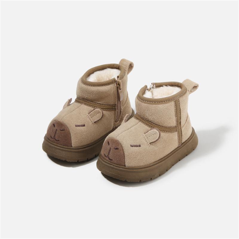 Winter Baby Shoes Leather Cute Animal Warm Plush Kids Shoes Non-slip Toddler Girls Boys Cotton Boots EU 16-26 27 хакі
Winter Baby Shoes Leather Cute Animal Warm Plush Kids Shoes Non-slip Toddler Girls Boys Cotton Boots EU 16-26 27 хакі