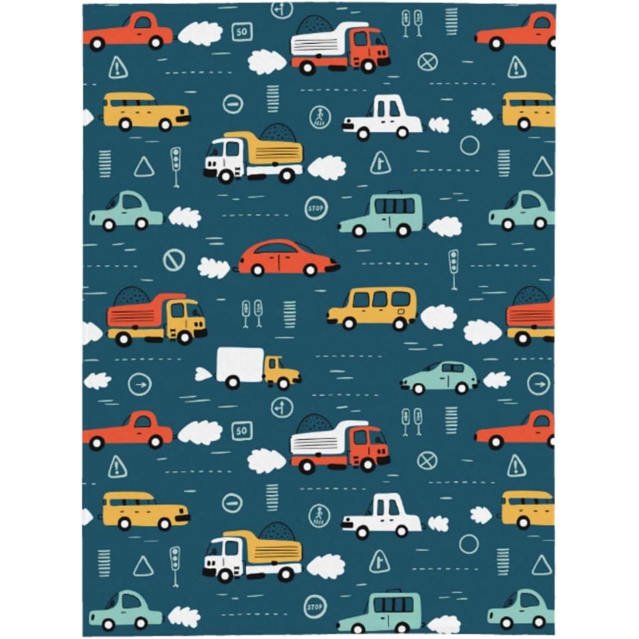 Cartoon Cars Throw Blankets All Season Ultra Soft Warm Traffic Transportation Trucks Fleece Blanket for Home Bed Sofa Couch Chai 75x90cm
Cartoon Cars Throw Blankets All Season Ultra Soft Warm Traffic Transportation Trucks Fleece Blanket for Home Bed Sofa Couch Chai 75x90cm