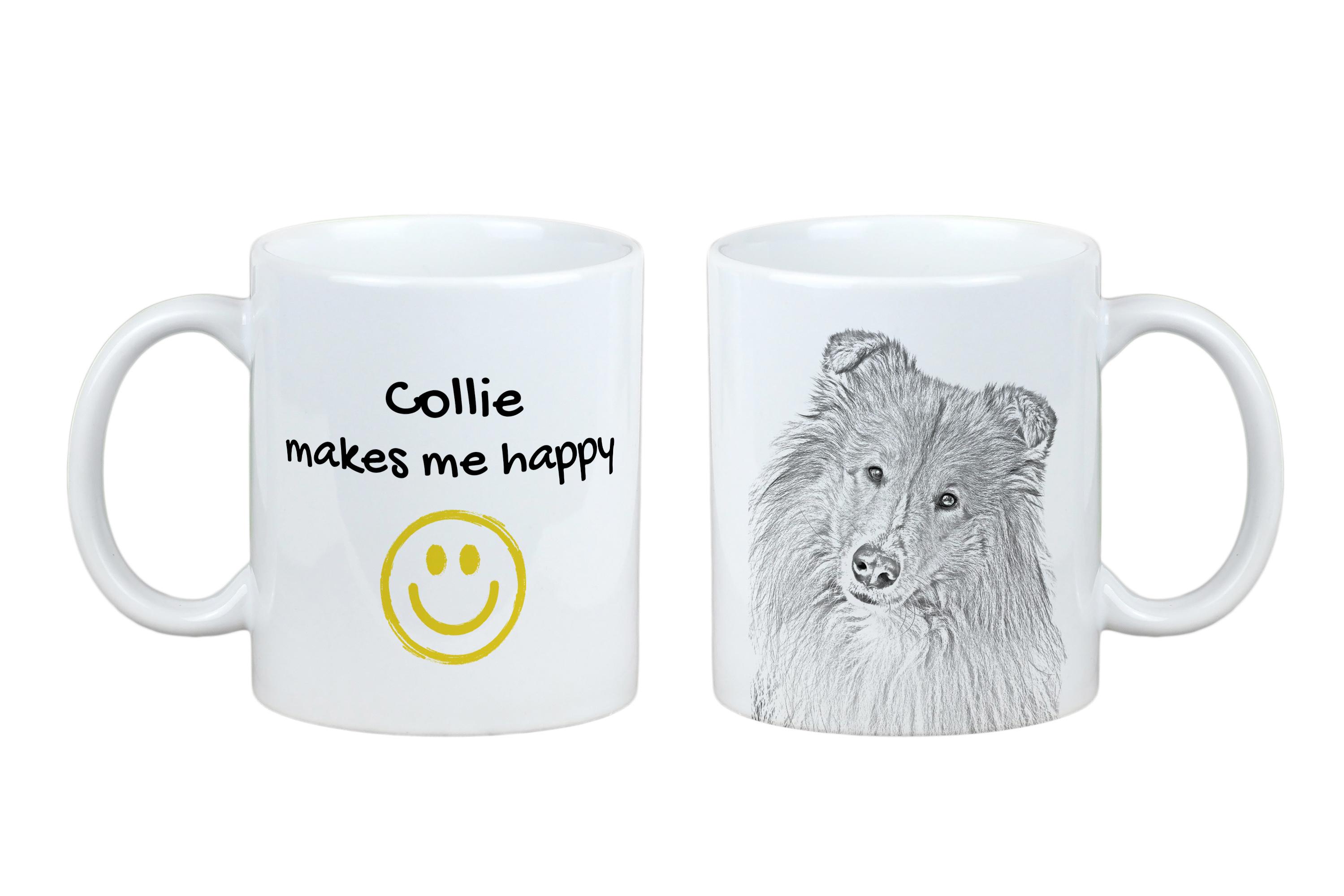 Collie Rough, Long-Haired Collie - cup with a dog, cheerful cup for a dog lover, personalized gift from the Art-Dog brand білий
Collie Rough, Long-Haired Collie - cup with a dog, cheerful cup for a dog lover, personalized gift from the Art-Dog brand білий