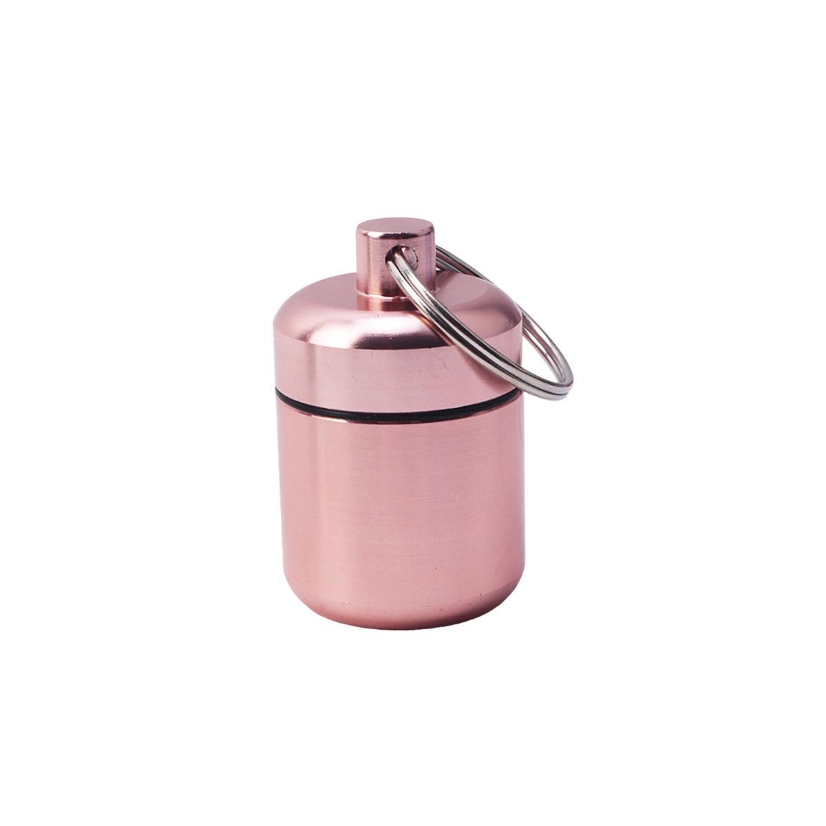 Компактный алюминиевый контейнер для лекарств с брелоком - Также отлично подходит для монет и наушников
Компактный алюминиевый контейнер для лекарств с брелоком - Также отлично подходит для монет и наушников