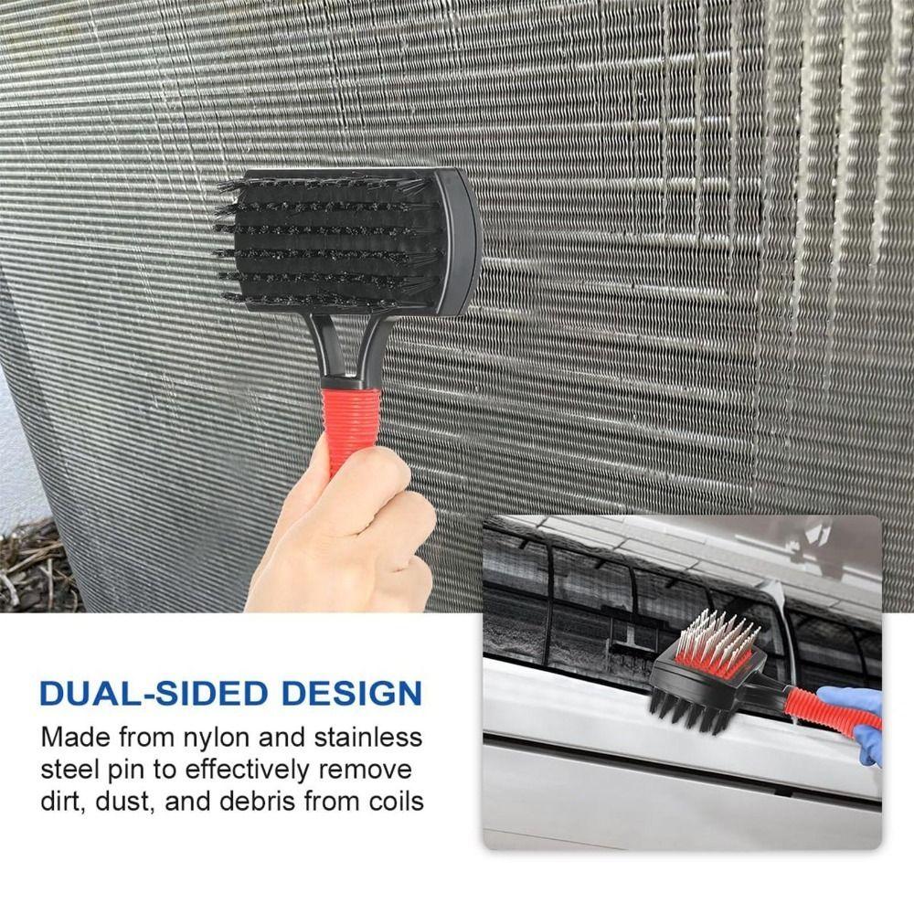 Cleaning Kit AC Fin Cleaner Double-Sided Evaporator Coil Cleaner Brush Fin Comb Style 1
Cleaning Kit AC Fin Cleaner Double-Sided Evaporator Coil Cleaner Brush Fin Comb Style 1