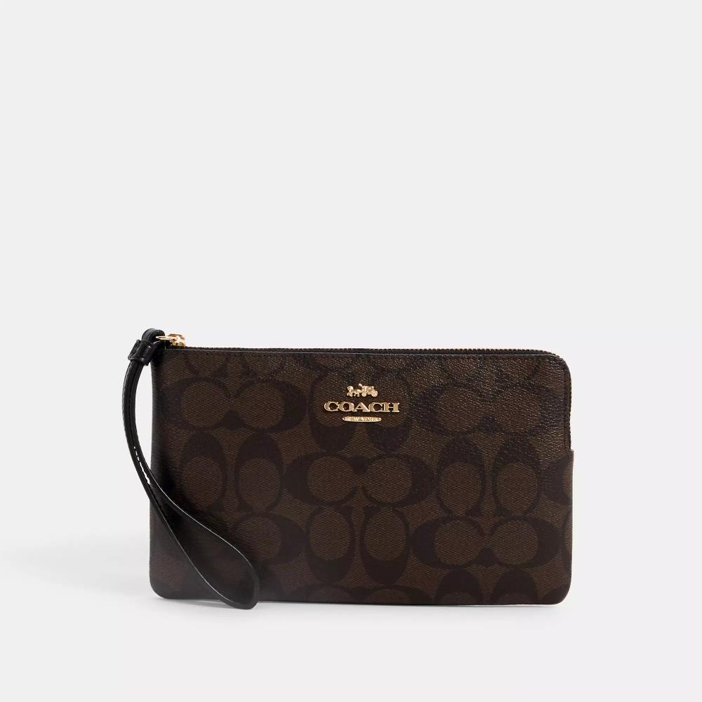 Большой браслет Coach на угловой молнии из канвы Signature золотистого, коричневого, черного цвета
Большой браслет Coach на угловой молнии из канвы Signature золотистого, коричневого, черного цвета