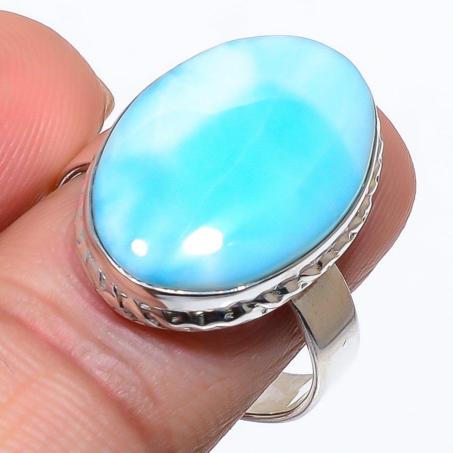 Кольцо из стерлингового серебра 925 пробы с драгоценным камнем Natural Republic Larimar S.10 s3h73
Кольцо из стерлингового серебра 925 пробы с драгоценным камнем Natural Republic Larimar S.10 s3h73