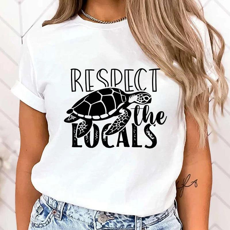 (Premium T-shirt)Women S Fashion Funny Protect The Ocean Respect The Locals Letter Print T Shirt Summer Female Loose Casual tops M чёрный
(Premium T-shirt)Women S Fashion Funny Protect The Ocean Respect The Locals Letter Print T Shirt Summer Female Loose Casual tops M чёрный