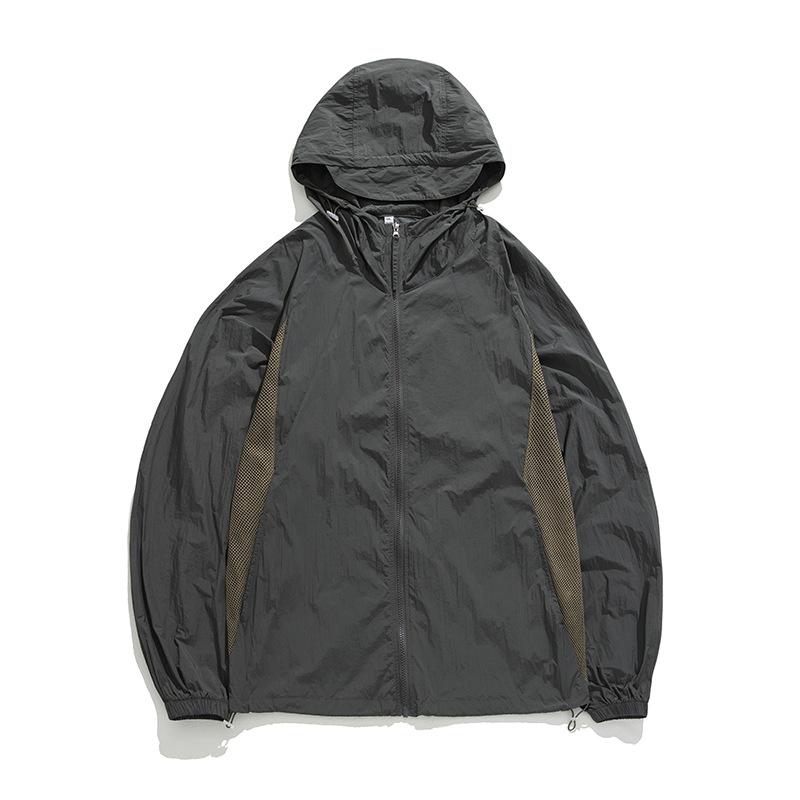 Чоловіча весна-літо куртка сонцезахисний одяг дихаючий вільний м який модний одяг контрастного кольору Спорт на відкритому повітрі Тонкі пальта XXL темно-зелений колір
Чоловіча весна-літо куртка сонцезахисний одяг дихаючий вільний м який модний одяг контрастного кольору Спорт на відкритому повітрі Тонкі пальта XXL темно-зелений колір