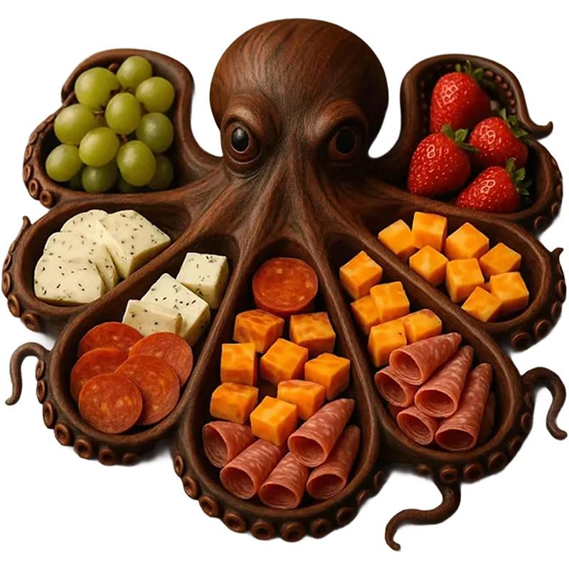 Octopus Charcuterie Platter Creative Wooden Octopus Modeling Fruit Snack Tray Table Decoration Ornaments Home Decor style B
Octopus Charcuterie Platter Creative Wooden Octopus Modeling Fruit Snack Tray Table Decoration Ornaments Home Decor style B