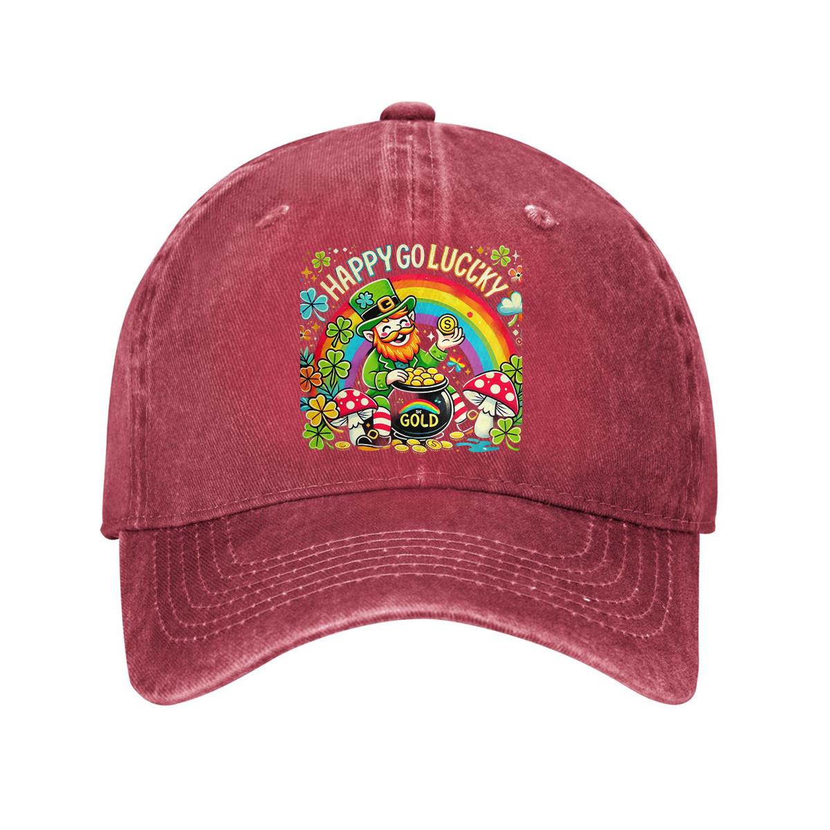 Leprechaun Rainbow Gold St Patricks Day Baseball Cap Adult Casual Cotton Adjustable Curved Brim Hat One Size
Leprechaun Rainbow Gold St Patricks Day Baseball Cap Adult Casual Cotton Adjustable Curved Brim Hat One Size