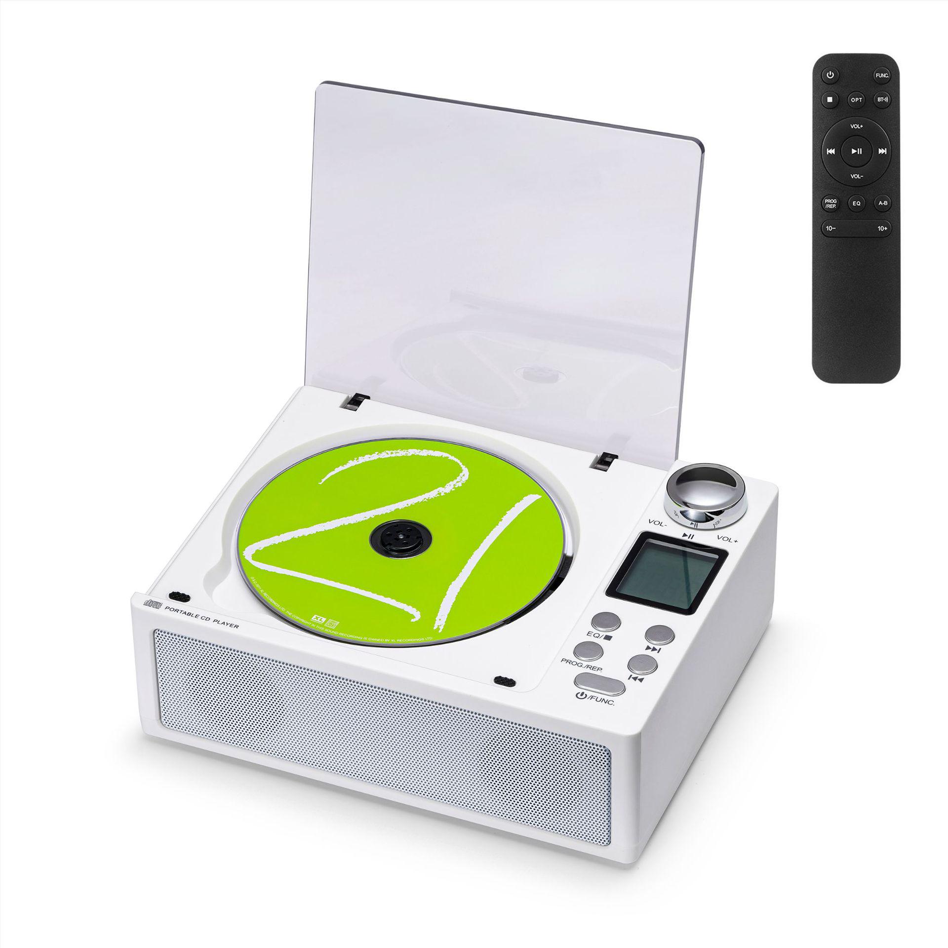 Retro English Bluetooth Speaker & CD Player with Radio білий
Retro English Bluetooth Speaker & CD Player with Radio білий