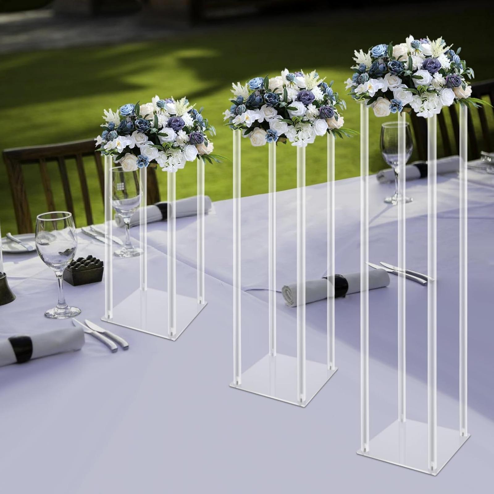 Bymaocar 3Pcs Acrylic Vase Clear Column Flower Display Rack Kit, DIY Tall Flower Stand for Parties, Events, Wedding Centerpieces чистий
Bymaocar 3Pcs Acrylic Vase Clear Column Flower Display Rack Kit, DIY Tall Flower Stand for Parties, Events, Wedding Centerpieces чистий