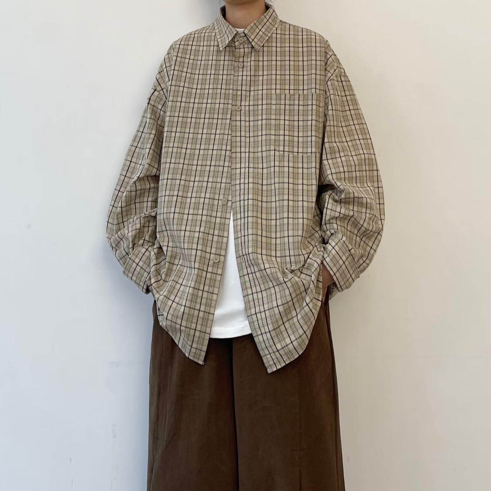 Ohod осень и зима новая японская нейтральная ретро повседневная рубашка с длинными рукавами свободная рубашка в клетку цвета хаки для мужчин 2XL хаки
Ohod осень и зима новая японская нейтральная ретро повседневная рубашка с длинными рукавами свободная рубашка в клетку цвета хаки для мужчин 2XL хаки