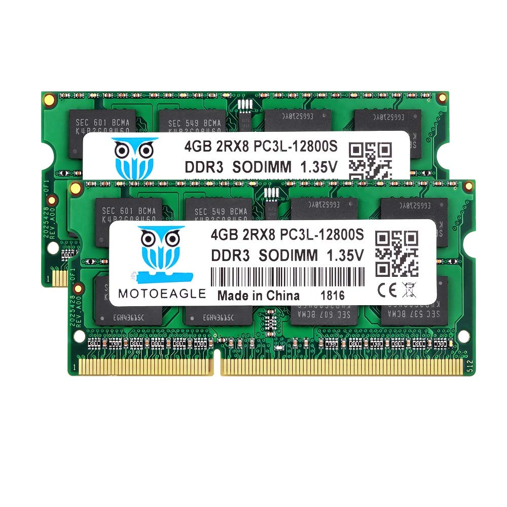 Motoeagle DDR3L 1600 4GB x 2 204Pin Laptop Memory Mac Compatible PC3L-12800 1.35V (Low Voltage)
Motoeagle DDR3L 1600 4GB x 2 204Pin Laptop Memory Mac Compatible PC3L-12800 1.35V (Low Voltage)