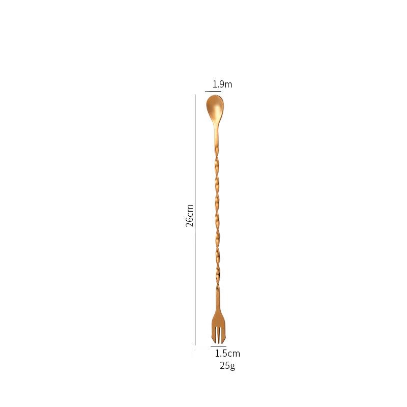 1pc Creative Long Spiral Handle Cocktail Spoon Stainless Steel Whisky Wine Mixing Spoon Shaker Muddler Stirrer Bar Accessories рожевий колір золота
1pc Creative Long Spiral Handle Cocktail Spoon Stainless Steel Whisky Wine Mixing Spoon Shaker Muddler Stirrer Bar Accessories рожевий колір золота