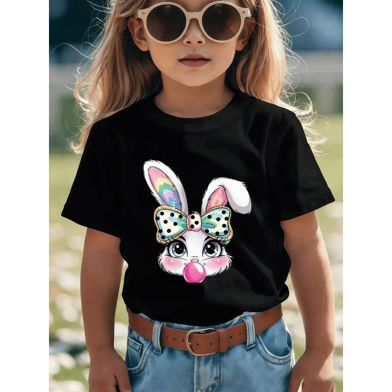 European Size Childrens Round-neck Short-sleeved T-shirt with Rabbit Pattern Print 98cm чёрный
European Size Childrens Round-neck Short-sleeved T-shirt with Rabbit Pattern Print 98cm чёрный