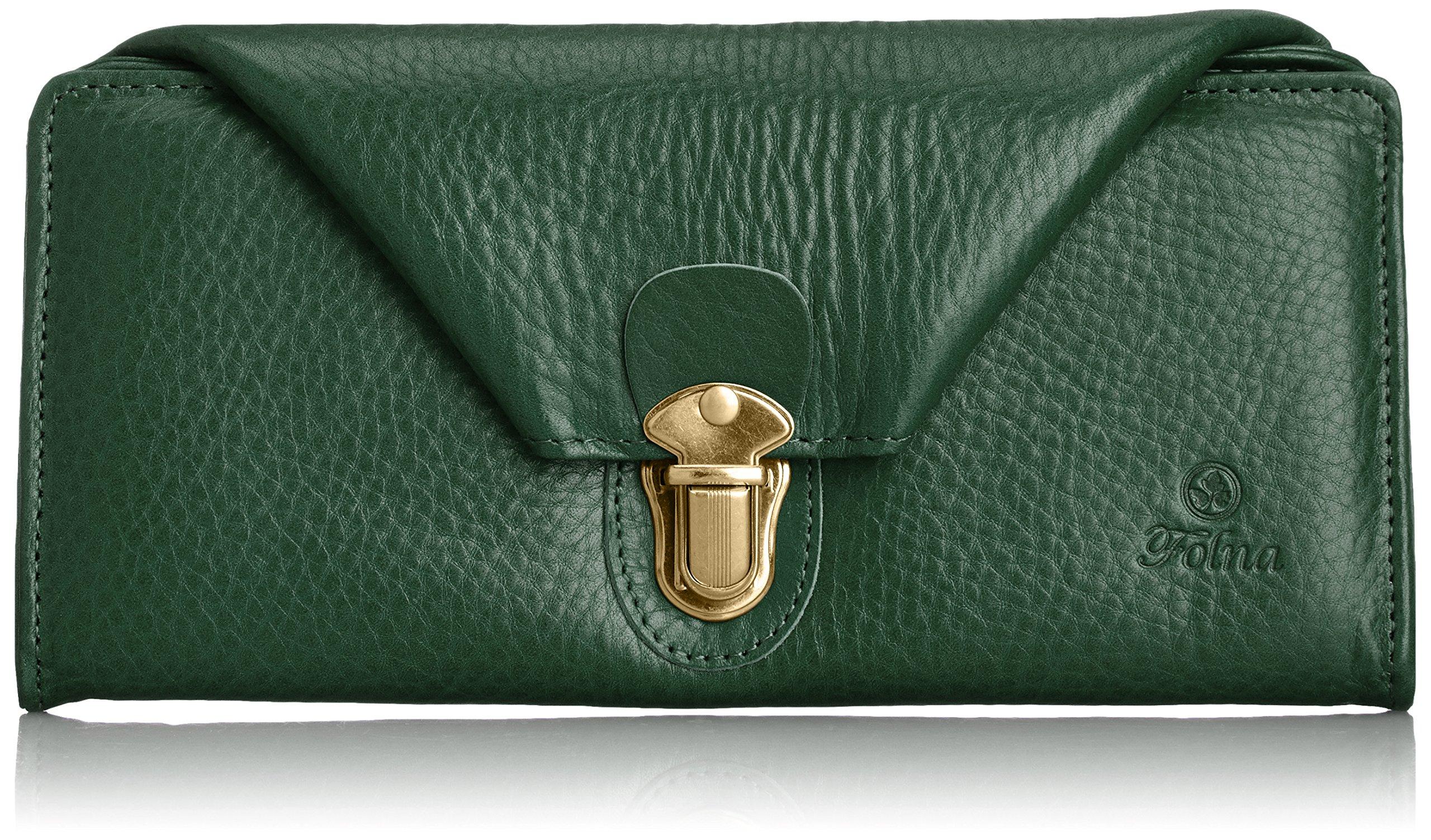 Forna Long Wallet with Insert 2993649 Clasp, GR(60) (Green) зелений
Forna Long Wallet with Insert 2993649 Clasp, GR(60) (Green) зелений