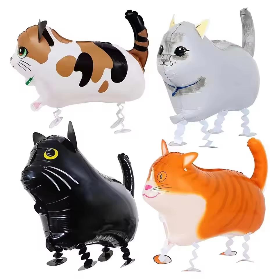 4Pcs Walking Cat Balloons Animal Pet Cat Balloons Cat Balloons for Kids Birthday Party Pet Cat Theme Birthday Party Decorations Other
4Pcs Walking Cat Balloons Animal Pet Cat Balloons Cat Balloons for Kids Birthday Party Pet Cat Theme Birthday Party Decorations Other