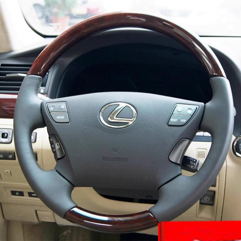 Hand Stitched non-slip Genuine Leather peach wood grain Car Steering Wheel Cover For Lexus LX570 LS460 2005-2013 Auto Parts
Hand Stitched non-slip Genuine Leather peach wood grain Car Steering Wheel Cover For Lexus LX570 LS460 2005-2013 Auto Parts