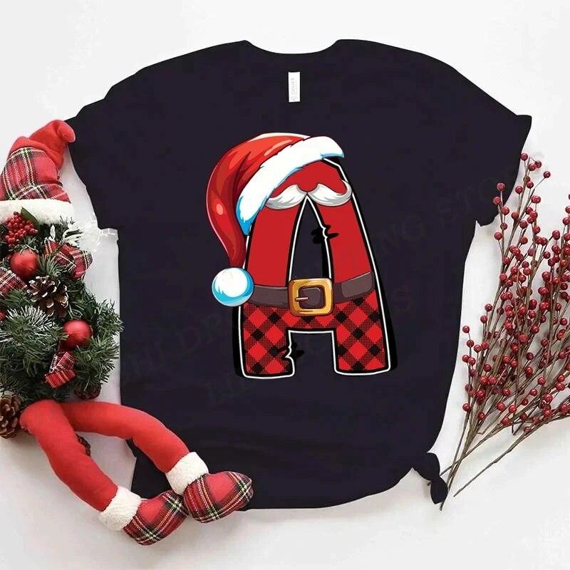 Christmas T Shirt Unisex Women Fashion T-shirt Cotton Tshirt Cartoon Alphabet Tops Tees Unisex s Clothing Christmas Hat Print Tops Boy
Christmas T Shirt Unisex Women Fashion T-shirt Cotton Tshirt Cartoon Alphabet Tops Tees Unisex s Clothing Christmas Hat Print Tops Boy
