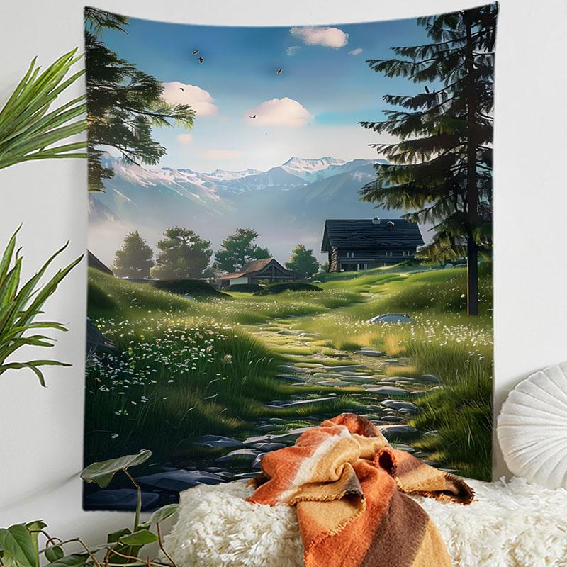 Natural Landscape Oil Painting Tapestry Nordic Artistic Wall Poster Home Hanging Cloth Beautiful Sanding Door Width Carpet Decor 74x94cm(29x37in)
Natural Landscape Oil Painting Tapestry Nordic Artistic Wall Poster Home Hanging Cloth Beautiful Sanding Door Width Carpet Decor 74x94cm(29x37in)