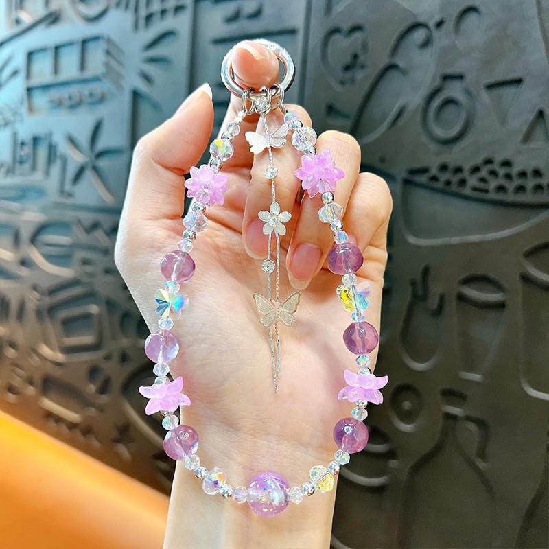 Elegant Beaded Butterfly Tassel Phone Charm Keychain Accessory
Elegant Beaded Butterfly Tassel Phone Charm Keychain Accessory