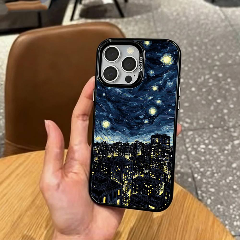 V-Van G-Gogh The Starry N-Night Phone Case For iPhone17,16,15,14,13,12,11 Plus,Pro Max Colored Silver Plated Inside Cover iPhone16e
V-Van G-Gogh The Starry N-Night Phone Case For iPhone17,16,15,14,13,12,11 Plus,Pro Max Colored Silver Plated Inside Cover iPhone16e
