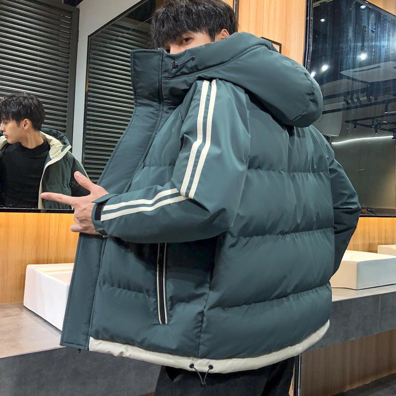 Cotton Coat Men s Autumn and Winter Coat Korean Style Trendy Green Two Stripes Cotton Jacket Casual Hooded Cotton Coat Warm Bread Coat 4XL
Cotton Coat Men s Autumn and Winter Coat Korean Style Trendy Green Two Stripes Cotton Jacket Casual Hooded Cotton Coat Warm Bread Coat 4XL