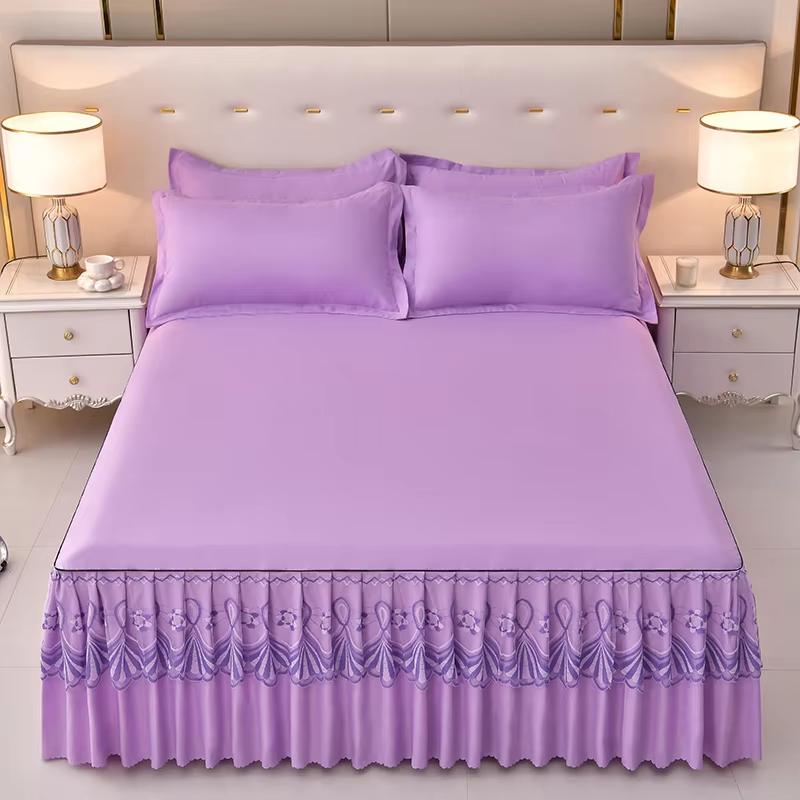 WOSTAR Summer simple style 1pc flat bed sheet with 2pc pillowcase solid colour bed linen set couple double bed bedding king size 150x200cm 3pc
WOSTAR Summer simple style 1pc flat bed sheet with 2pc pillowcase solid colour bed linen set couple double bed bedding king size 150x200cm 3pc