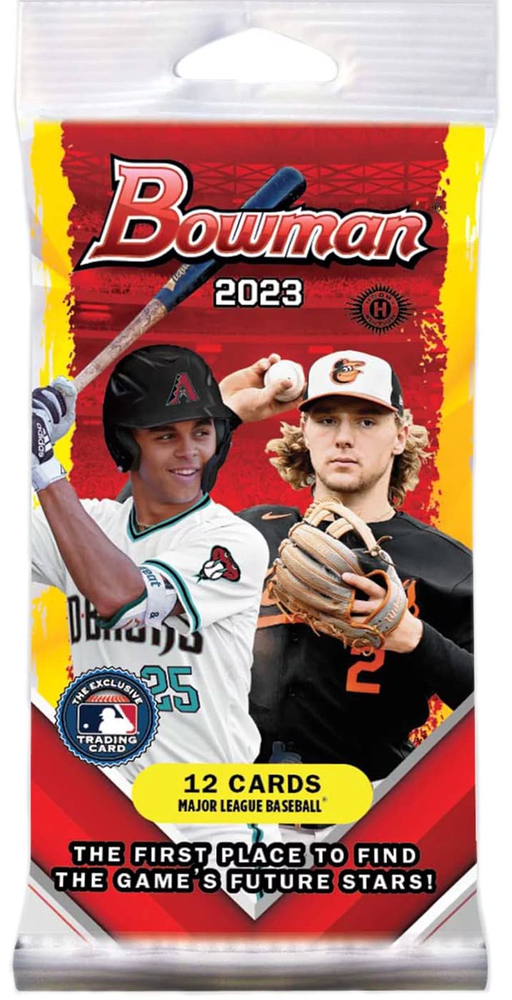Look for 2023 Topps Bowman Baseball MLB Retail Pack 1 Pack 12 Trading Cards Druw Jones - - - Chrome!
Look for 2023 Topps Bowman Baseball MLB Retail Pack 1 Pack 12 Trading Cards Druw Jones - - - Chrome!