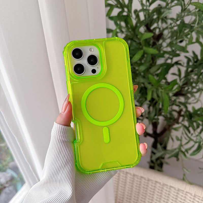 Three-in-one Magnetic Phone Case for IP16pro 16 Pro Max Second Generation Colorful PC For iPhone 17 Pro Max
Three-in-one Magnetic Phone Case for IP16pro 16 Pro Max Second Generation Colorful PC For iPhone 17 Pro Max