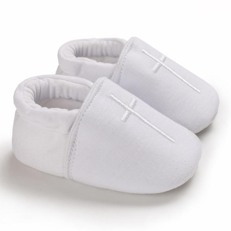 Newborn Baby White Baptism Shoes Soft Anti-slip Toddler Boy Girl Christening Golden Church Cross Soled Infant First Walker Shoes 0-6M(11cm 4.33in)
Newborn Baby White Baptism Shoes Soft Anti-slip Toddler Boy Girl Christening Golden Church Cross Soled Infant First Walker Shoes 0-6M(11cm 4.33in)