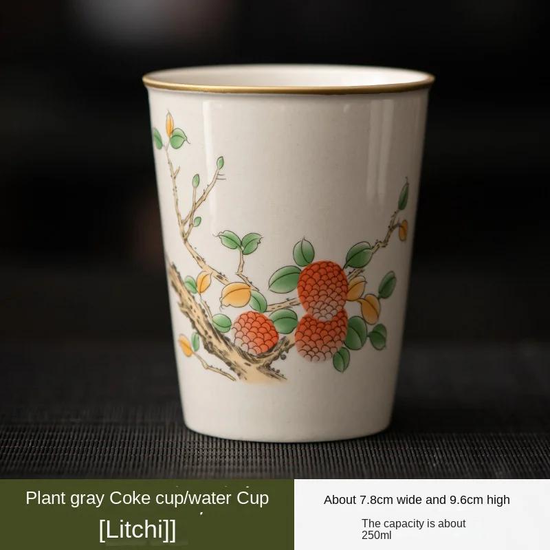 Grass and Wood Gray Glaze Teacup Large Master Cup Household Milk Cup Coffee Cup Tea Brewing Creative Teacup Mug 200-400ml
Grass and Wood Gray Glaze Teacup Large Master Cup Household Milk Cup Coffee Cup Tea Brewing Creative Teacup Mug 200-400ml