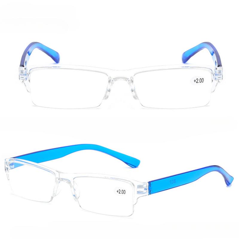 Сверхлегкие очки для чтения Прозрачные очки для пресбиопии Очки для дальнозоркости для мужчин и женщин + 200 degrees синий
Сверхлегкие очки для чтения Прозрачные очки для пресбиопии Очки для дальнозоркости для мужчин и женщин + 200 degrees синий