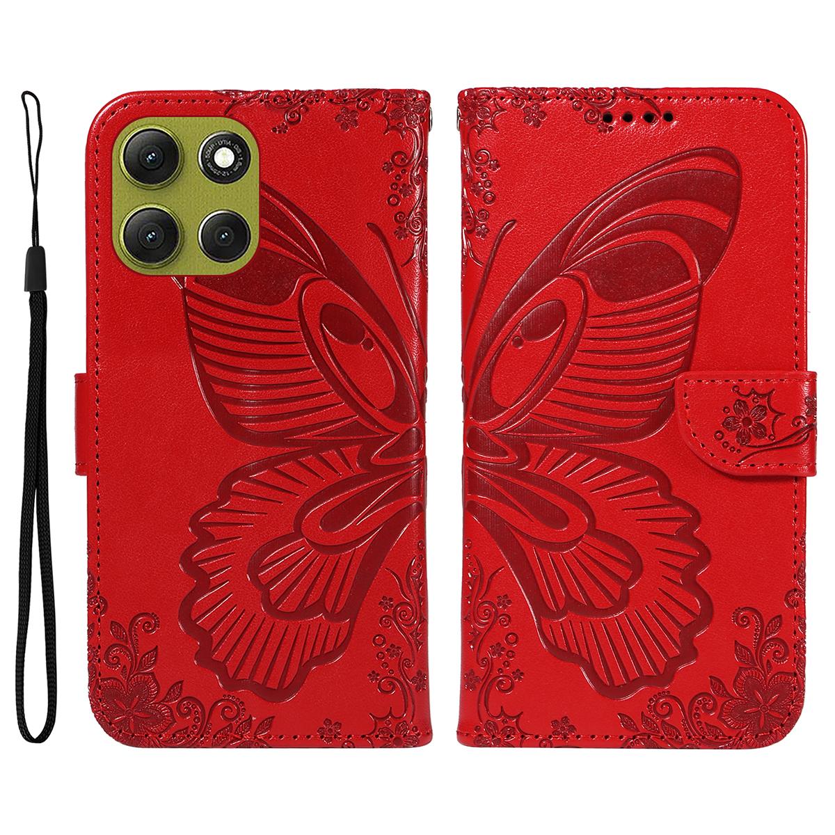 For Motorola Moto G86 5G/G86 Power 5G Case Butterfly Pattern PU Leather Folio Flip Phone Cover Red
For Motorola Moto G86 5G/G86 Power 5G Case Butterfly Pattern PU Leather Folio Flip Phone Cover Red