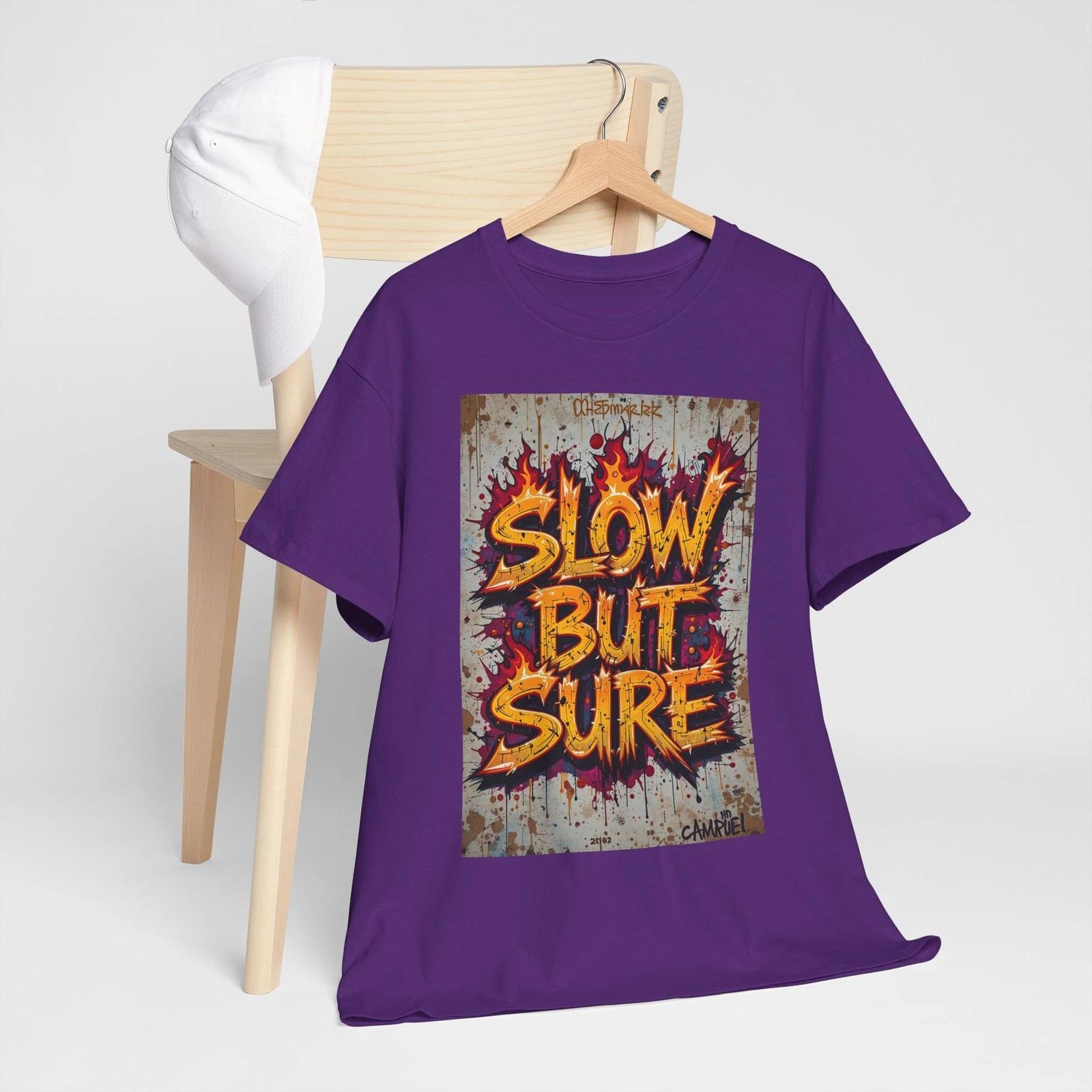 Slow But Sure graphic tee | Motivational Flame Design 2XL
Slow But Sure graphic tee | Motivational Flame Design 2XL