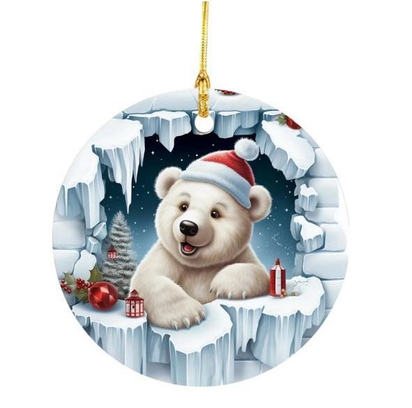 Delightful Christmas Acrylic Break Through Ornament Cheerful Car Hanging Gift Decor 8
Delightful Christmas Acrylic Break Through Ornament Cheerful Car Hanging Gift Decor 8