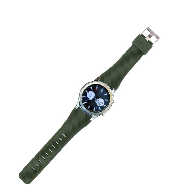 Для Samsung Gear S3 Classic Умные часы Силиконовый ремешок для часов, Длина: около 22,4 см зелёный
Для Samsung Gear S3 Classic Умные часы Силиконовый ремешок для часов, Длина: около 22,4 см зелёный