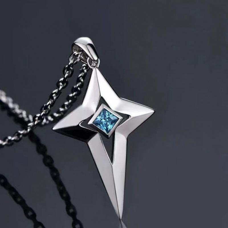 S925 Серебро, новый мужской кулон с метеоритом, ожерелье с крестом, мужской и женский японский и корейский кулон с синей звездой, властный кулон
S925 Серебро, новый мужской кулон с метеоритом, ожерелье с крестом, мужской и женский японский и корейский кулон с синей звездой, властный кулон