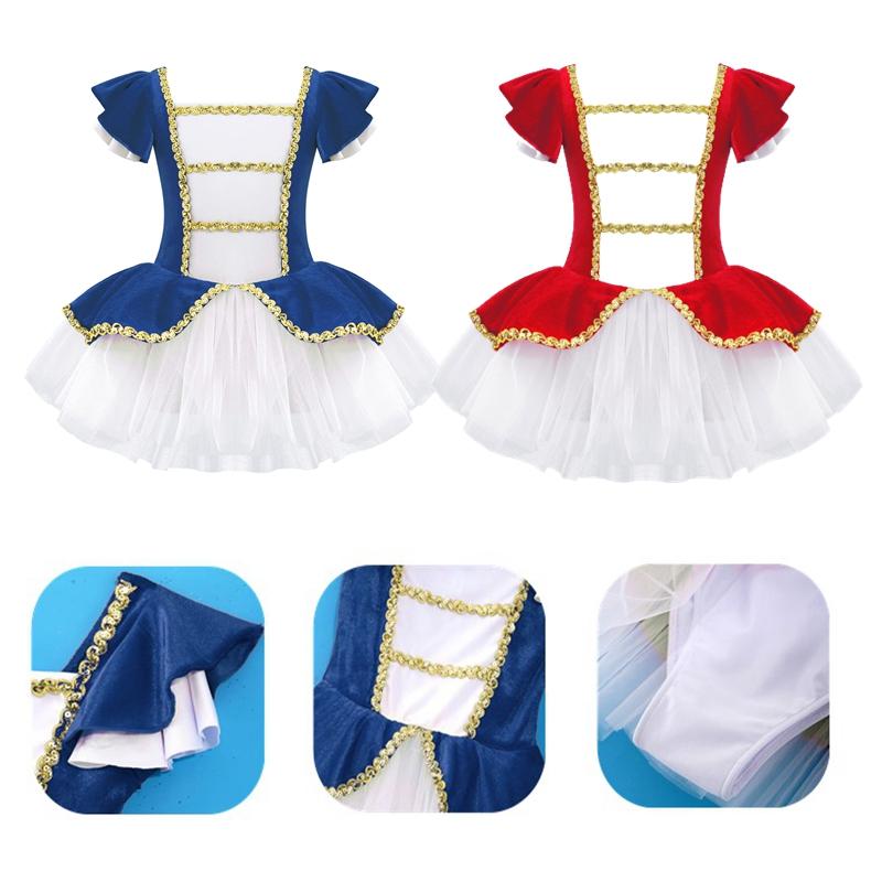 Kids Girls Square Neck Short Sleeves Dance Jumpsuit with Mesh Skirt Christmas Santa Claus Costume 3-4 Years червоний
Kids Girls Square Neck Short Sleeves Dance Jumpsuit with Mesh Skirt Christmas Santa Claus Costume 3-4 Years червоний