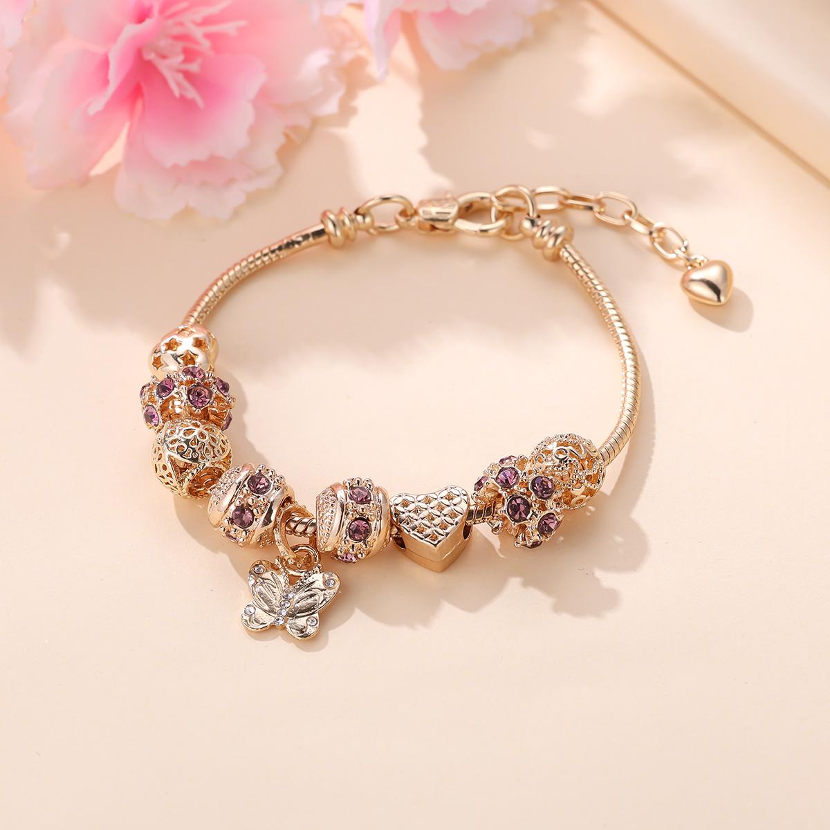 Милый браслет-бабочка, модные рождественские украшения на Хэллоуин, браслет с сердцем из бисера, подвеска в форме сердца, браслет-цепочка, ювелирные изделия на день святого Валентина 18cm
Милый браслет-бабочка, модные рождественские украшения на Хэллоуин, браслет с сердцем из бисера, подвеска в форме сердца, браслет-цепочка, ювелирные изделия на день святого Валентина 18cm
